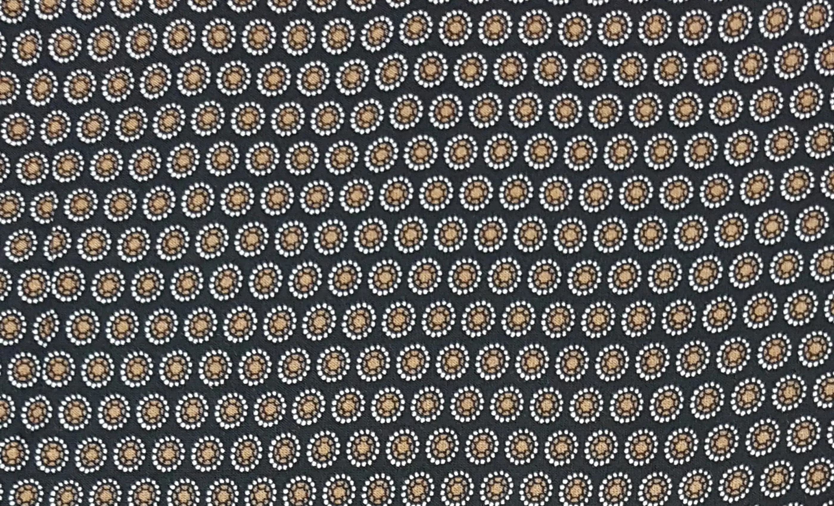 Stripes and Dots13 Collection in Grey. Slate-grey ground scattered with soft blue-grey and white dots in close honeycomb rows.